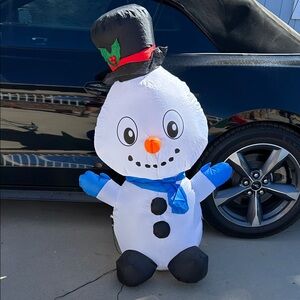 Inflatable Snowman Decoration